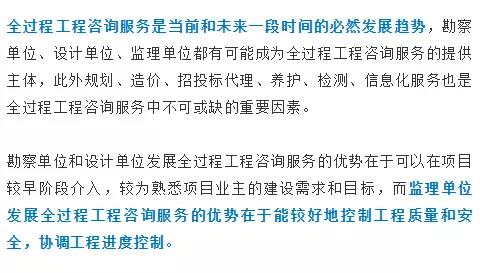 全過(guò)程工程咨詢(xún)