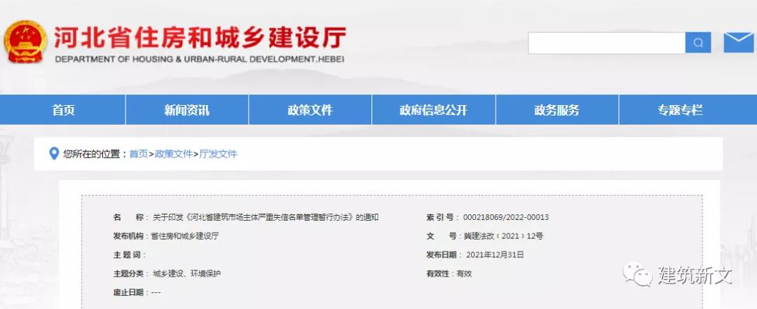河北：這5種情況列入嚴(yán)重失信名單，在招投標(biāo)、政府采購、市場(chǎng)準(zhǔn)入等方面予以限制！